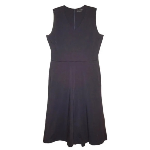 NWT $298 Eileen Fisher Vintage Jumpsuit Small 6 8 Cropped Soft V Neck Sleeveless - Picture 6 of 16